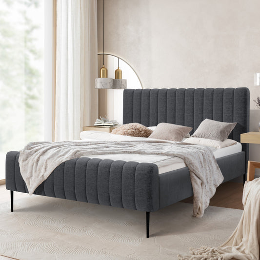 Gulta Austin melnas kājas 120; 140; 160; 180/200 cm Raven 16 - N1 Home