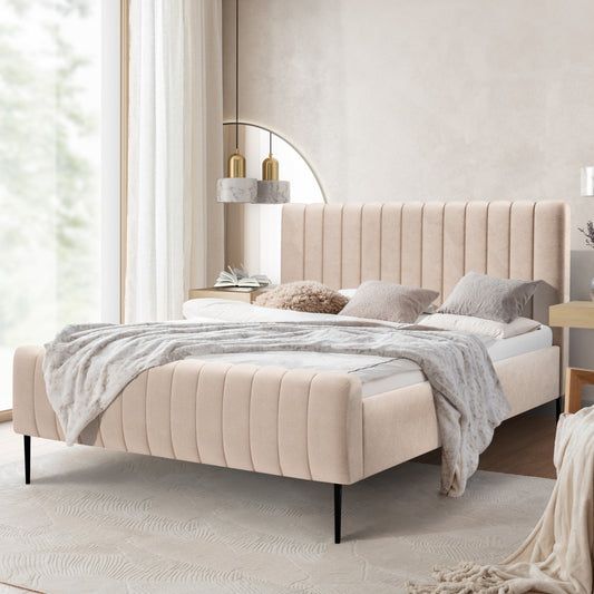 Gulta Austin melnas kājas 120; 140; 160; 180/200 cm Salvador (SIC) 2 - N1 Home