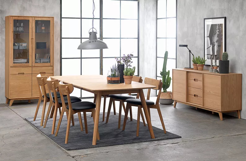 VELSET izvelkamais galds 180-270 cm, dabīgs ozols - N1 Home