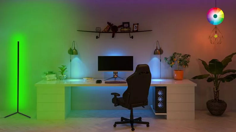 MULOS LED stāvlampa 120 cm, melna - N1 Home