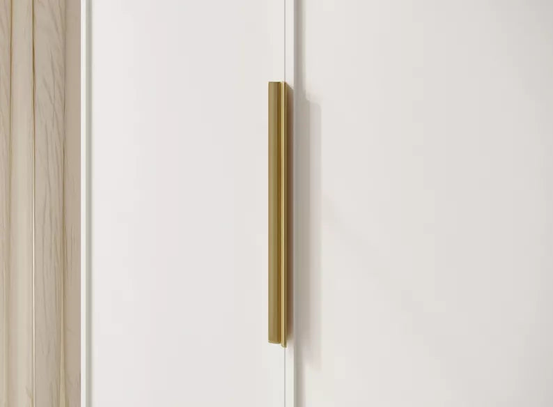 MEFRA Trīsdurvju skapis 150 cm, balts - N1 Home