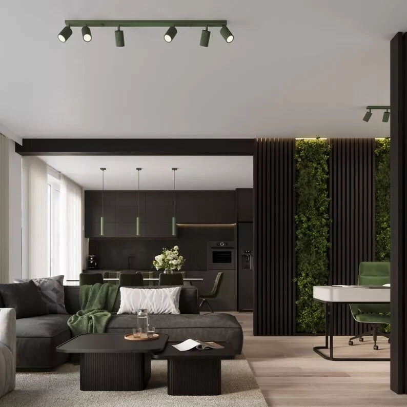 BONKAR x1 piekaramā lampa, olīvu - N1 Home