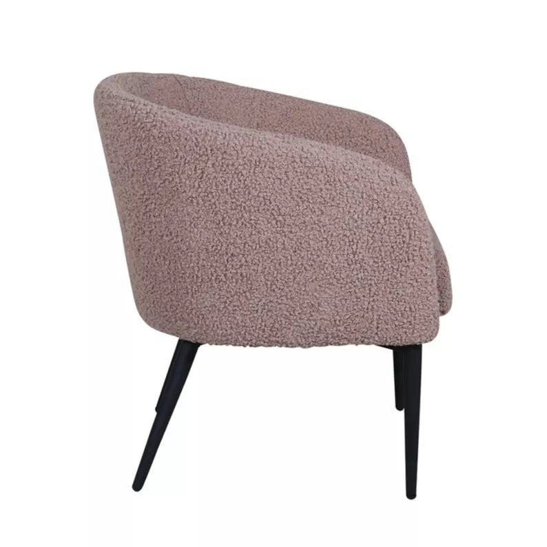 TENDY Krēsls no brūna auduma - N1 Home