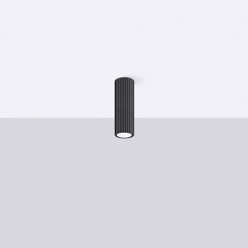 BONKAR Griestu lampa, 20 cm, melna - N1 Home