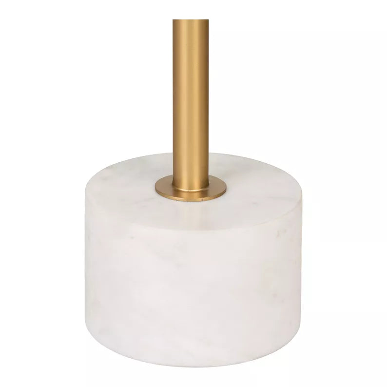 SANPRO Apaļais kafijas galdiņš 41 cm, misiņa krāsas metāls - N1 Home