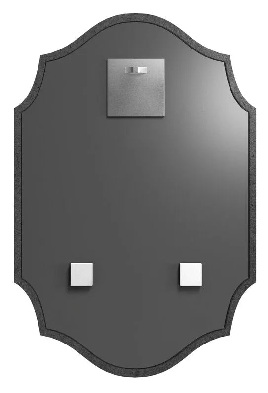 GIONME Sienas spogulis 60x40 cm melnā rāmī - N1 Home