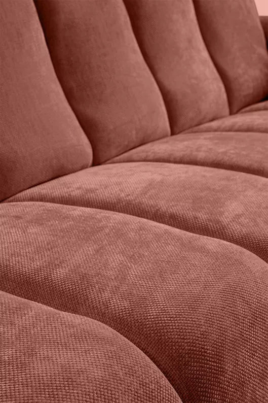 LAREVO Trīsvietīgs dīvāns, vara šenils - N1 Home