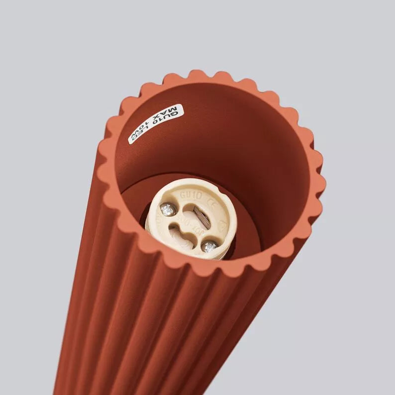 BONKAR Griestu lampa, 20 cm, sarkans okers - N1 Home