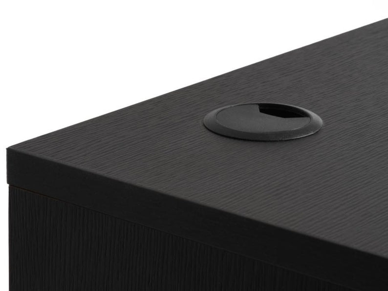 MODEST Rakstāmgalds 120x60 cm melns boho - N1 Home