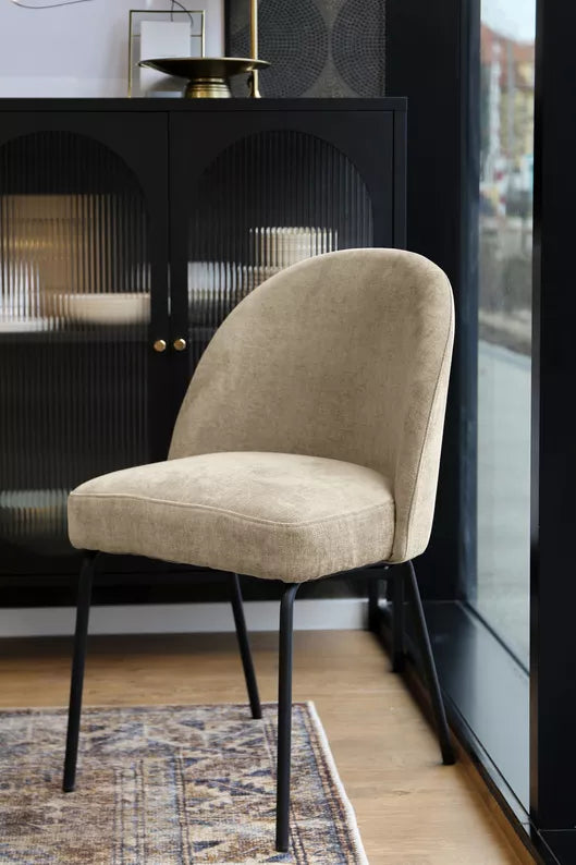 CIAL Mīkstais krēsls, smilšu šenils - N1 Home