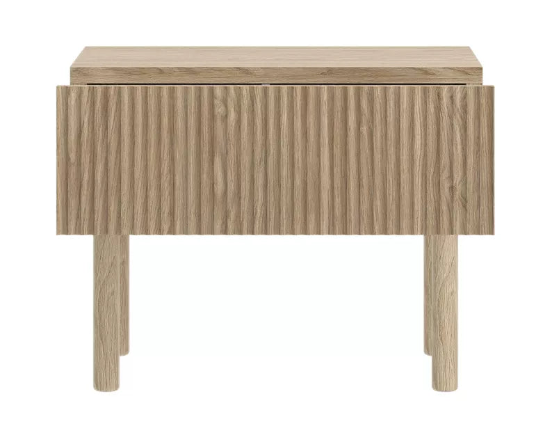 LOLI Naktsskapītis ar atvilktni un kājām, 50 cm, eļļots ozols - N1 Home