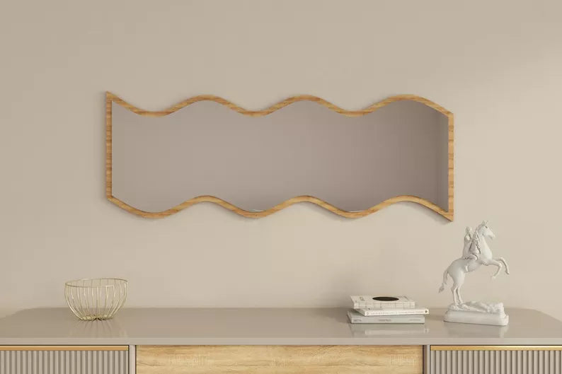 CUSTE Sienas spogulis 120x40 cm, ozols - N1 Home