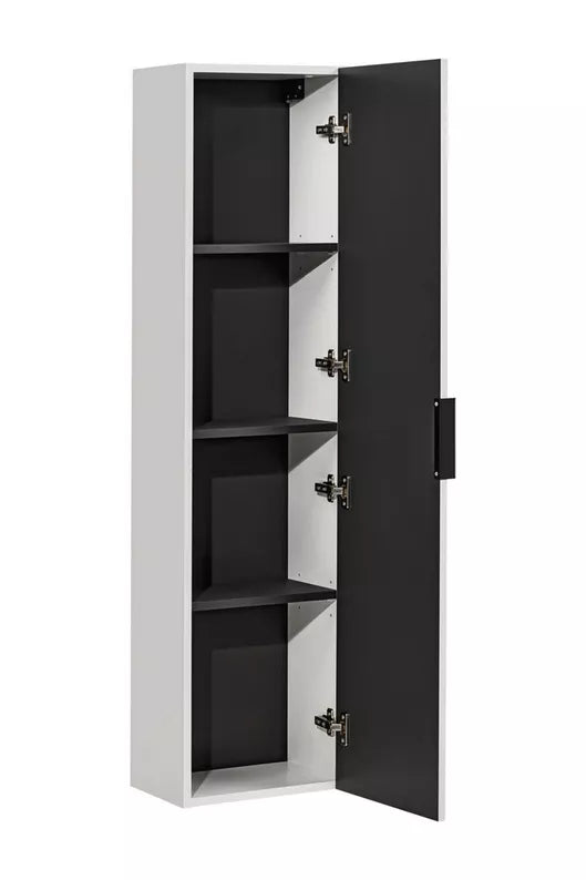 MIRNIT Vannas istabas statnis, 35 cm, piekarināms, baltas līstes - N1 Home