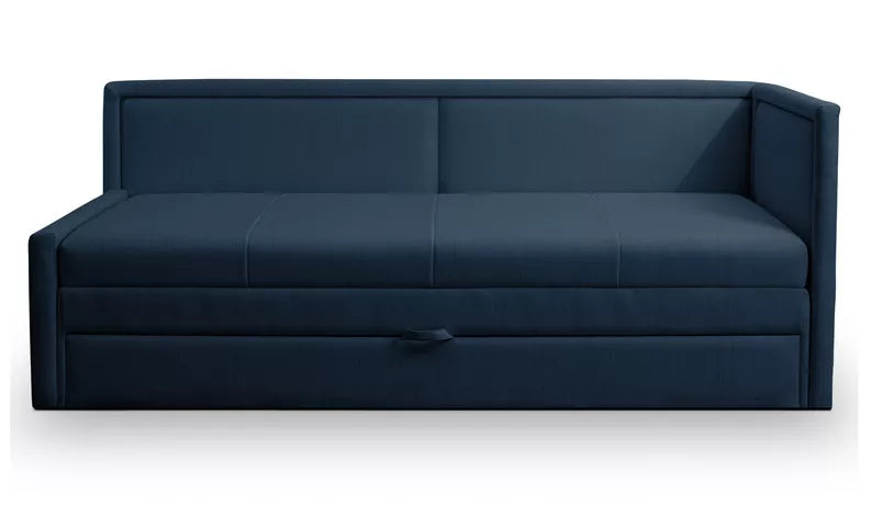 RILI Jauniešu gulta ar konteineru,  tumši zila, universāla bize - N1 Home