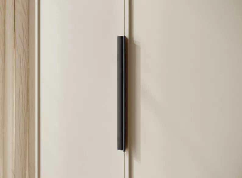 MEFRA Divdurvju skapis 100 cm, pelēks bēšs - N1 Home