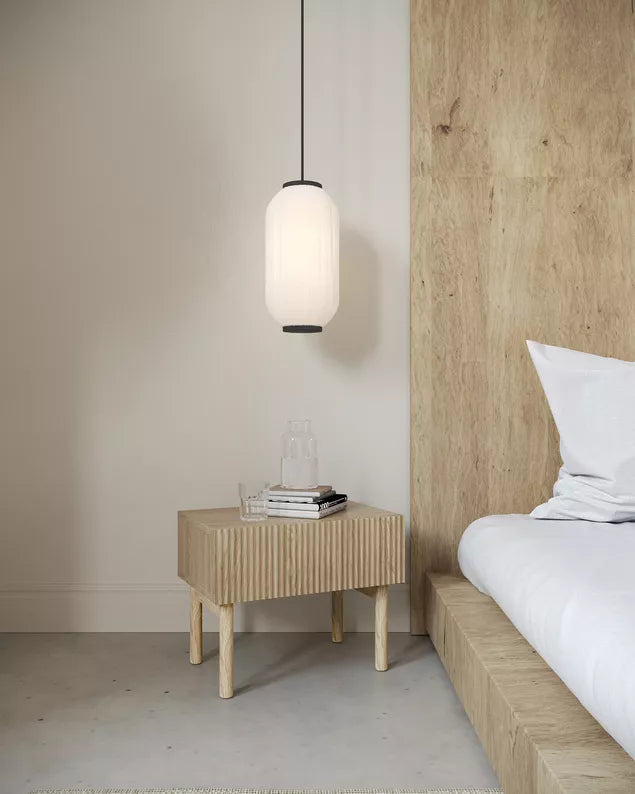 LOLI Naktsskapītis ar atvilktni un kājām, 50 cm, eļļots ozols - N1 Home