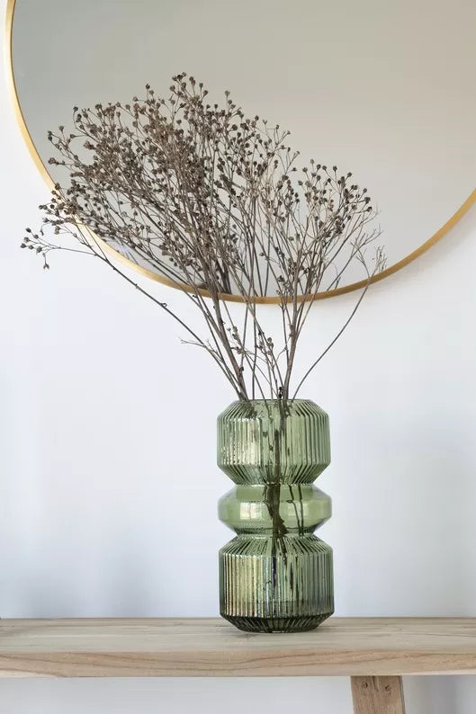 SANTA Apaļš sienas spogulis, zelta rāmis, 60 cm - N1 Home