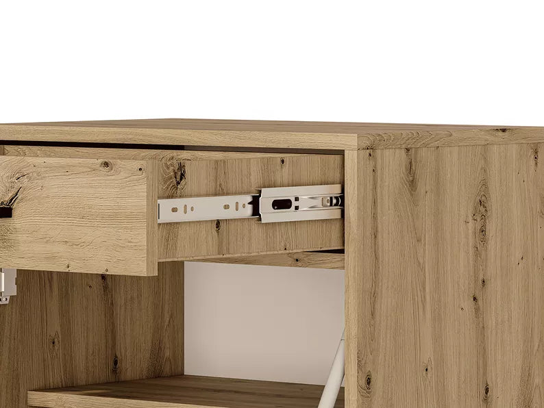 LARTI Apavu skapis 55 cm ar atvilktni, amatnieka ozols - N1 Home