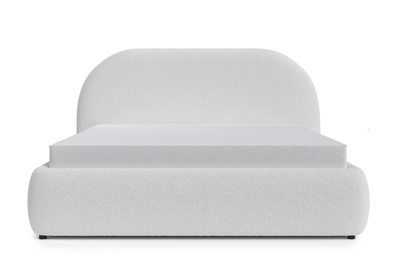 AVA Mīkstā gulta 140/160/180x200 cm ar glabātuvi, metāla rāmis, gāzes pacēlājs, pelēks - N1 Home