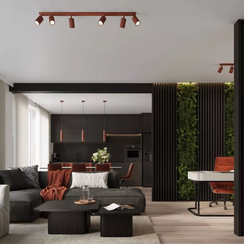 BONKAR x1 piekaramā lampa, sarkans okers - N1 Home