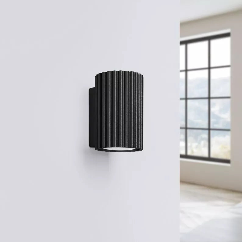 BONKAR sienas lampa 10 cm melna - N1 Home