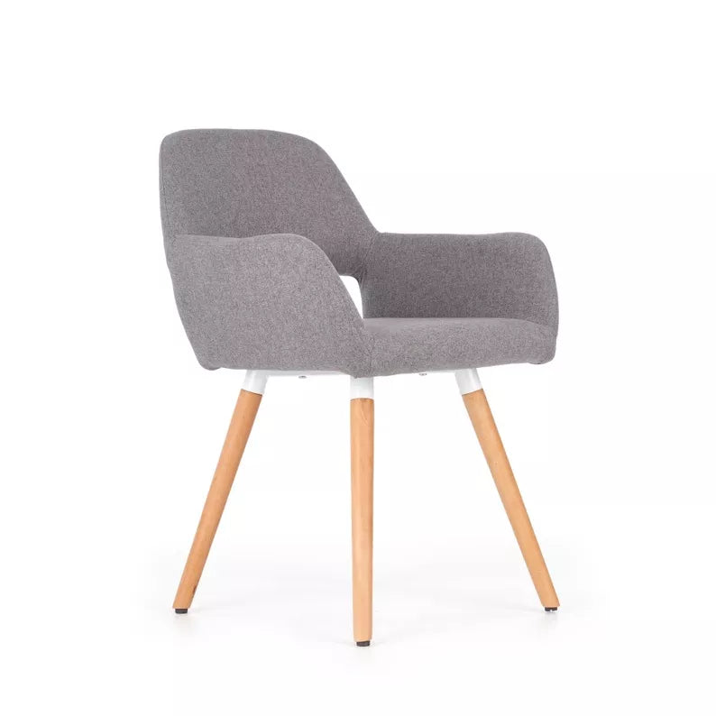 RADO Pelēks polsterēts krēsls - N1 Home