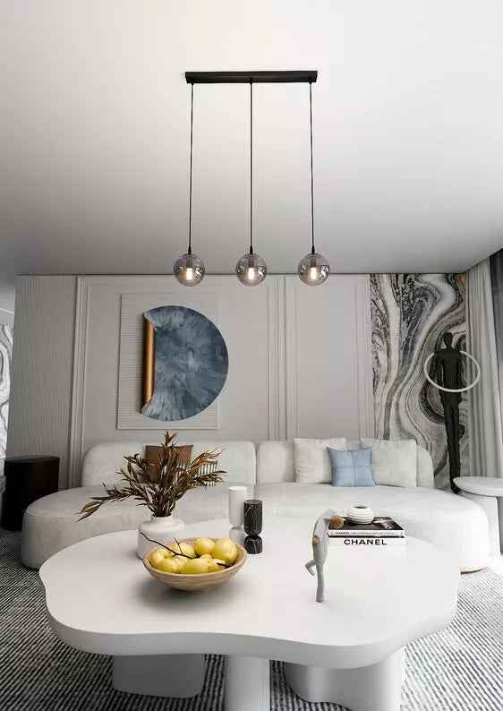 GENEFRE Grafīta piekaramā lampa x3 - N1 Home