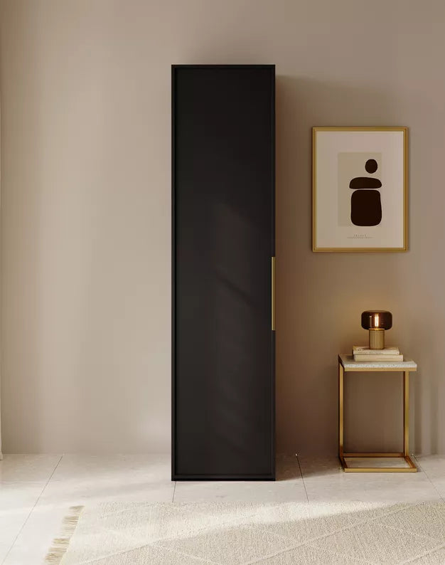 MEFRA Viendurvju skapis 50 cm, melns - N1 Home