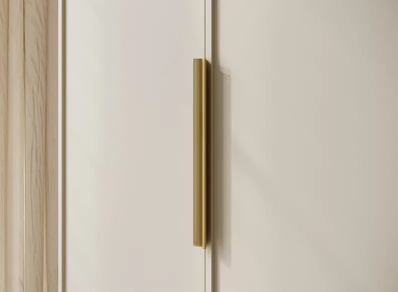 MEFRA Četrdurvju skapis 200 cm, pelēks bēšs - N1 Home