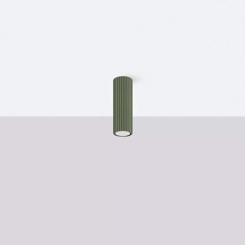 BONKAR Griestu lampa, 20 cm, olīvzaļa - N1 Home