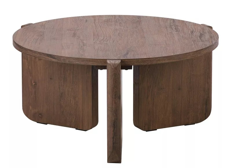 FINPRE Apaļš kafijas galdiņš, diametrs 80 cm, riekstkoks - N1 Home