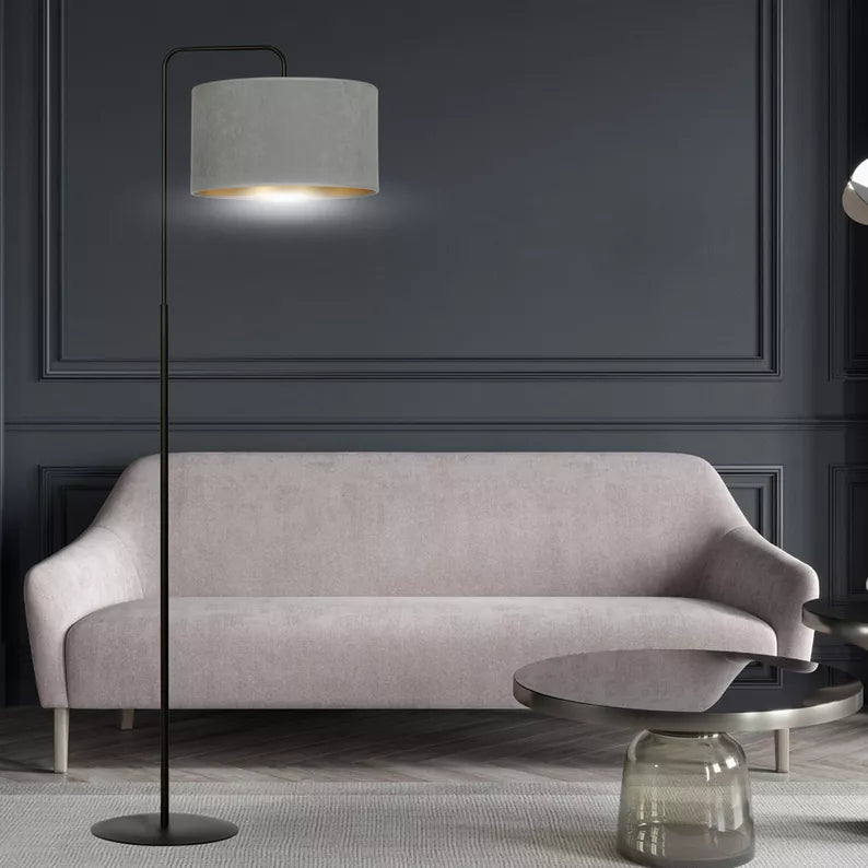 LIDHA Stāvlampa 150 cm pelēka - N1 Home