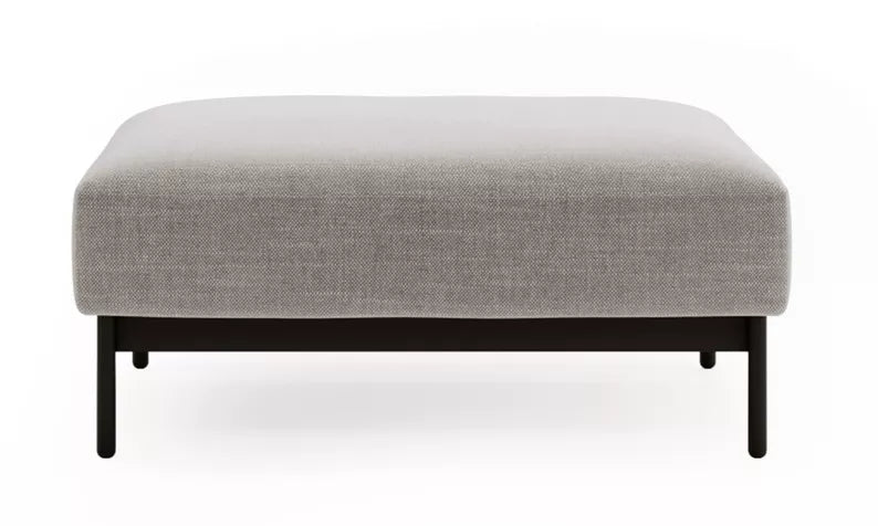 NEROSOLIA Pufs, pelēka un bēša bize - N1 Home