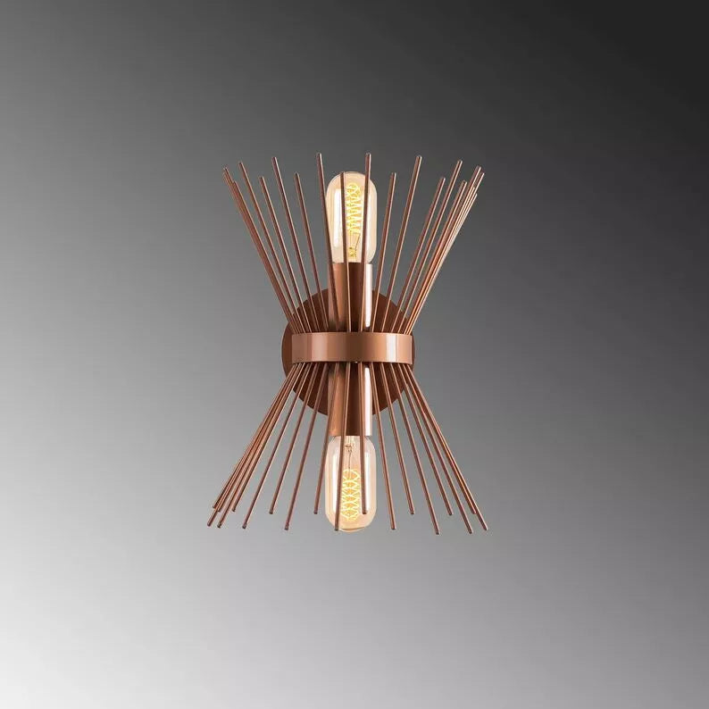 RUCHBA Moderna sienas lampa, vara - N1 Home