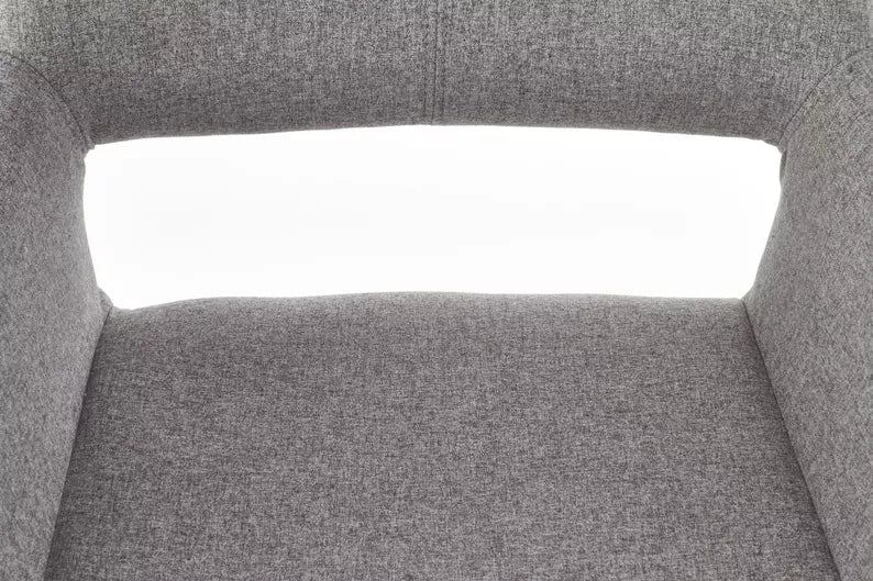 RADO Pelēks polsterēts krēsls - N1 Home