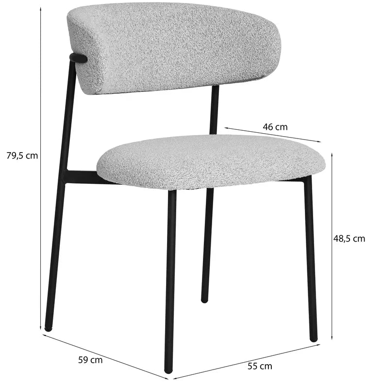 LIVEFAL Mīkstais krēsls no gaiši smilškrāsas auduma - N1 Home