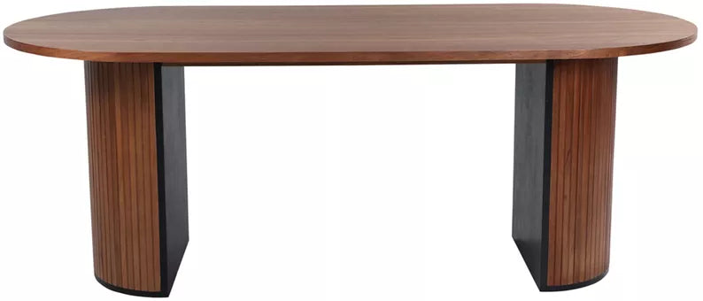 GORM Galds 200x90 cm riekstkoka līstes - N1 Home