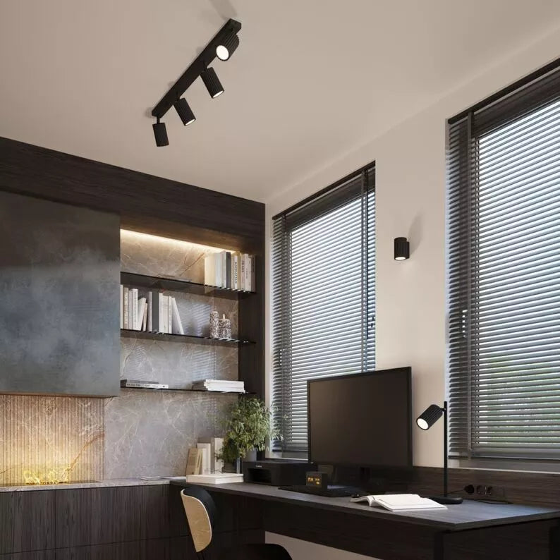 BONKAR sienas lampa 10 cm melna - N1 Home