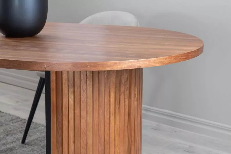 GORM Galds 200x90 cm riekstkoka līstes - N1 Home