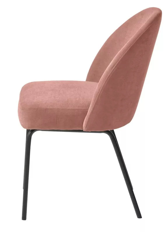 CIAL Mīkstais krēsls, rozā šenils - N1 Home