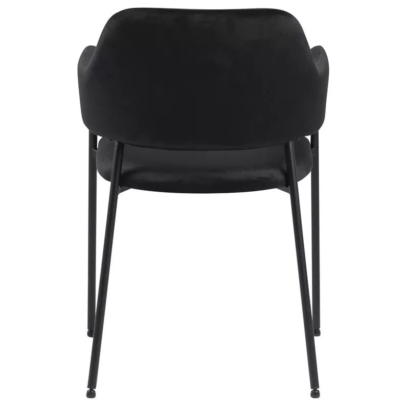 ADAN Melns polsterēts krēsls - N1 Home