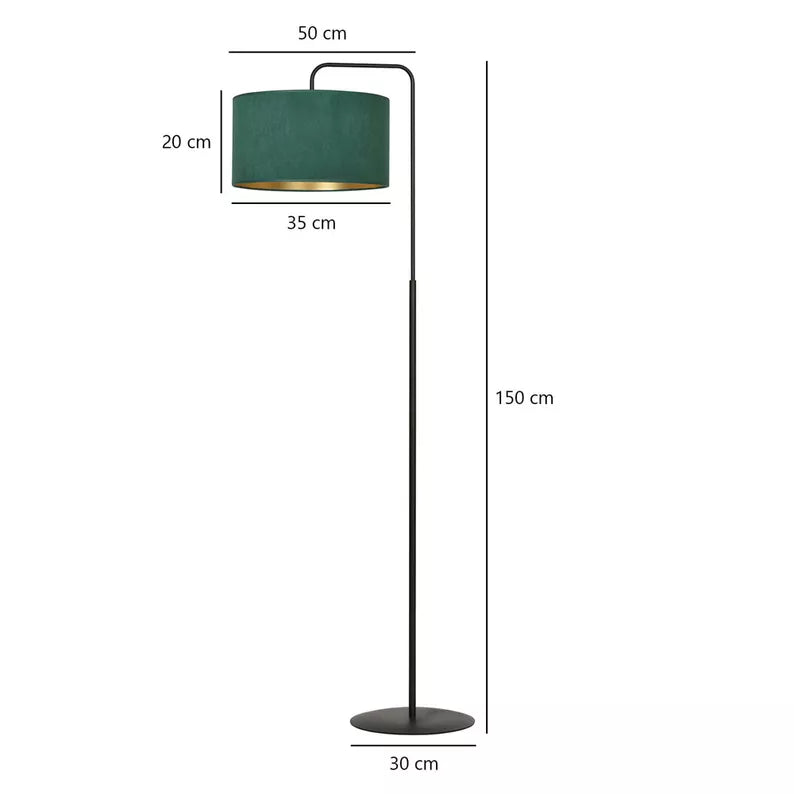 LIDHA Stāvlampa 150 cm zaļa - N1 Home