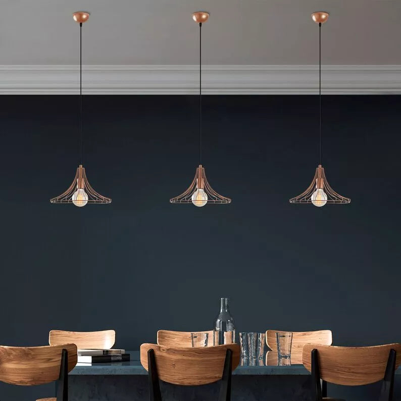 JILTO x1 konusa piekaramā lampa, varš - N1 Home