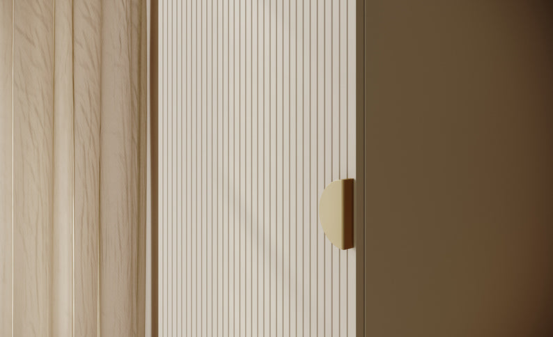 MOON Viendurvju skapis 50 cm, pelēks bēšs - N1 Home