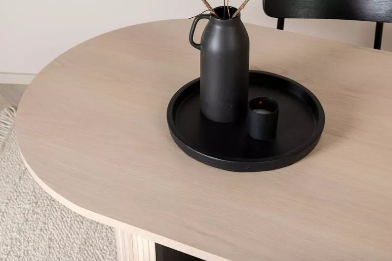 GORM Galds 200x90 cm, balināts ozols - N1 Home