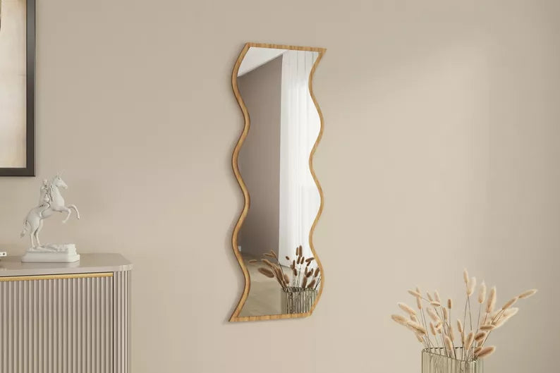 CUSTE Sienas spogulis 120x40 cm, ozols - N1 Home