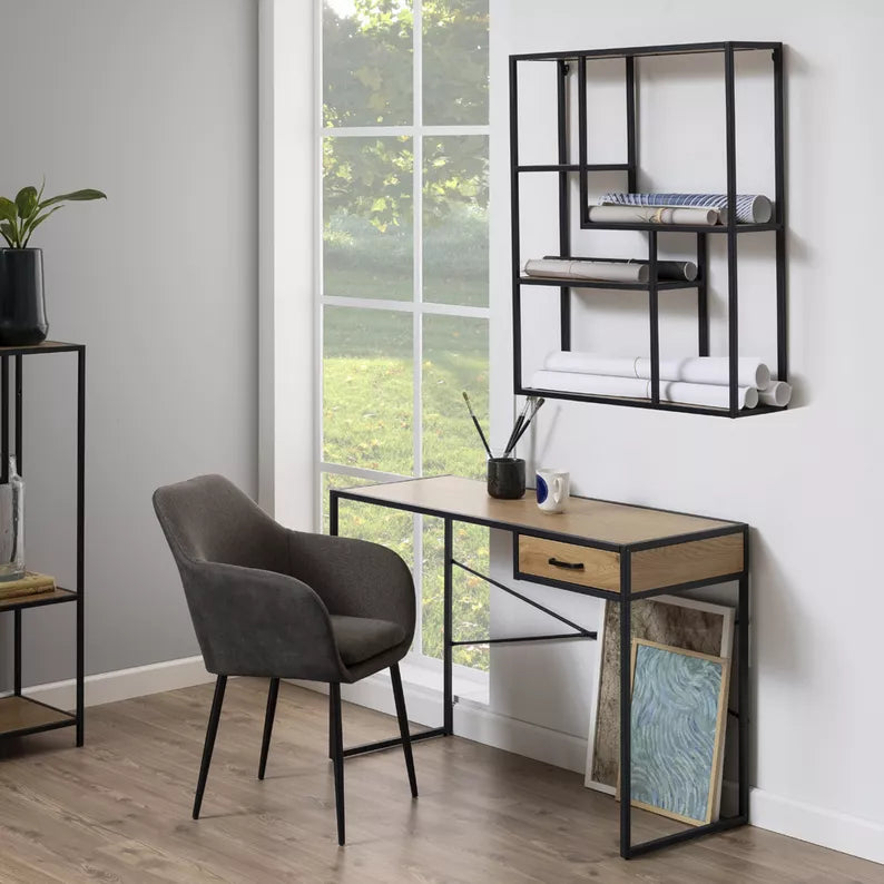 PINKRA Sienas plaukts 75 cm, asimetrisks - N1 Home