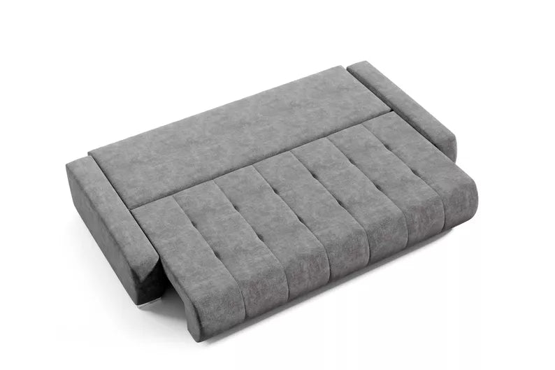 MALINO Trīsvietīgais dīvāns, zaļš, hidrofobs samts - N1 Home