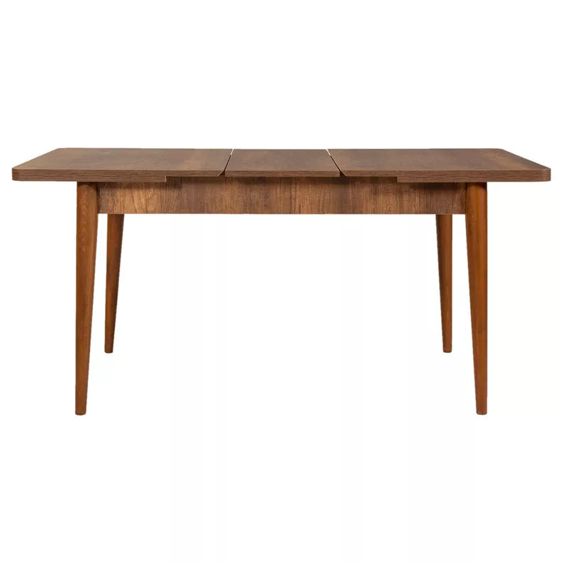 ELIO Pusdienu galds 129-163x80 cm, riekstkoks - N1 Home