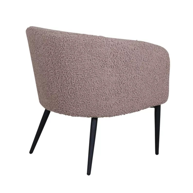 TENDY Krēsls no brūna auduma - N1 Home